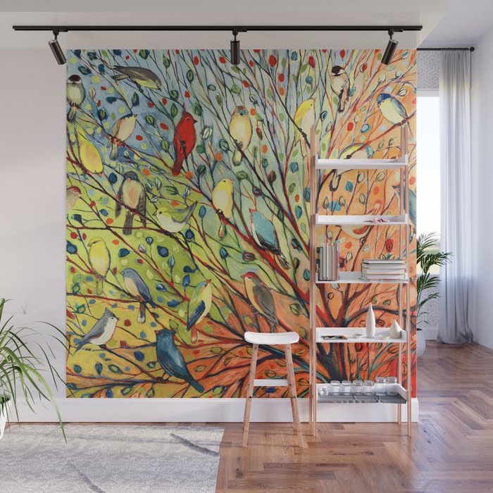 27 Birds Wall Mural Gallery Image 1