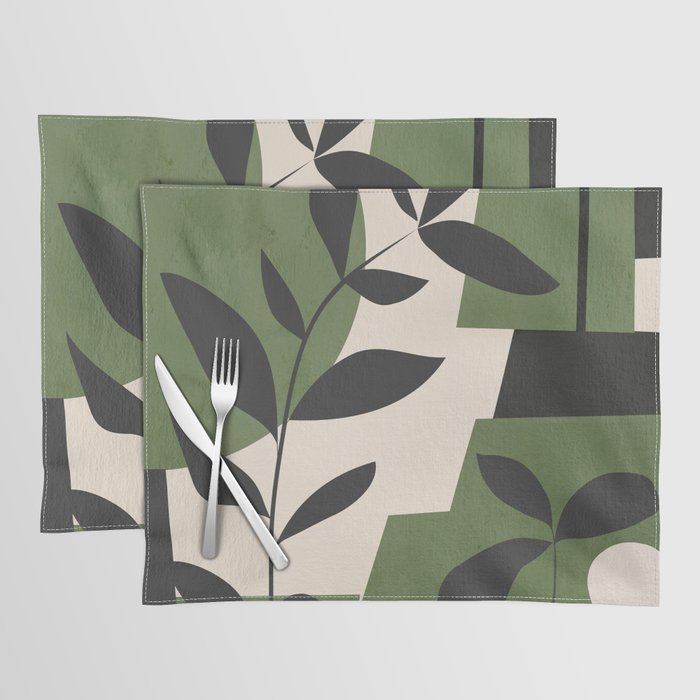 Abstract Foliage 5 Placemat Gallery Image 1