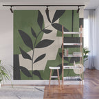 Abstract Foliage 5 Wall Mural Gallery Image 1