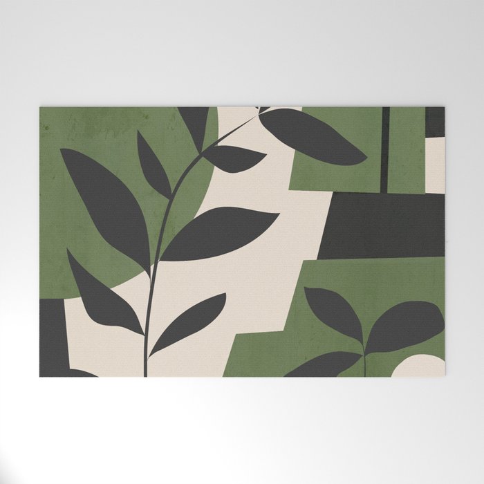 Abstract Foliage 5 Welcome Mat Gallery Image 1