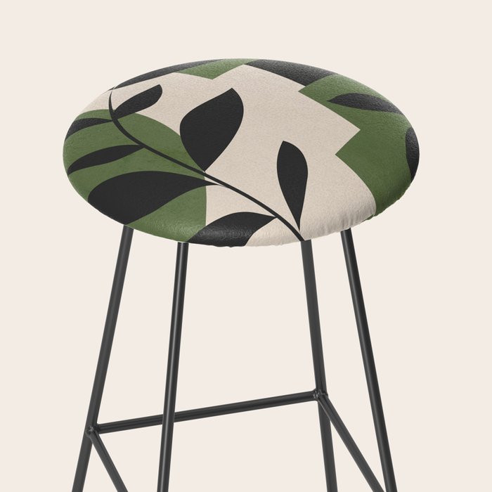 Abstract Foliage 5 Stool Gallery Image 2