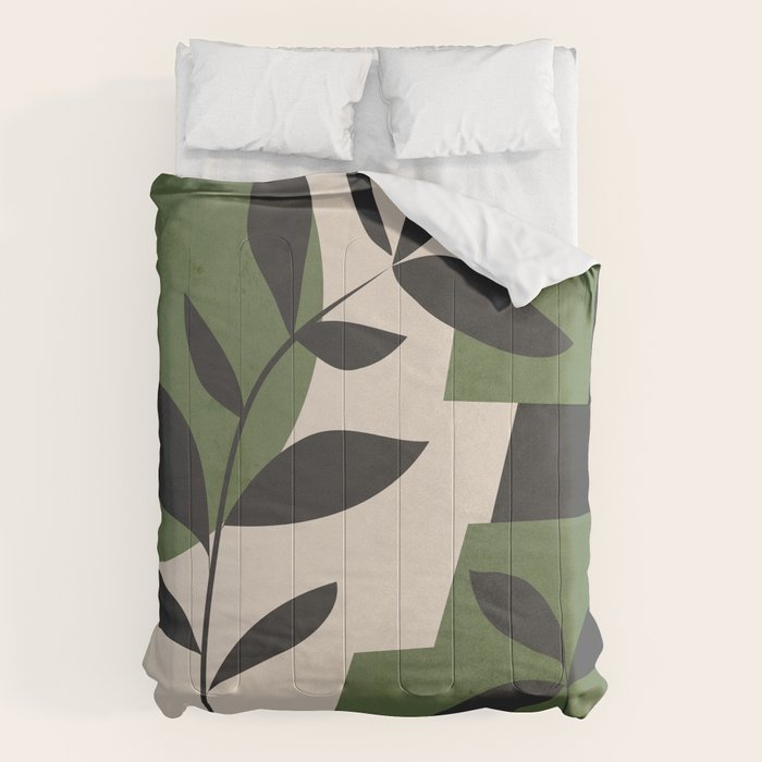 Abstract Foliage 5 Comforter Gallery Image 1