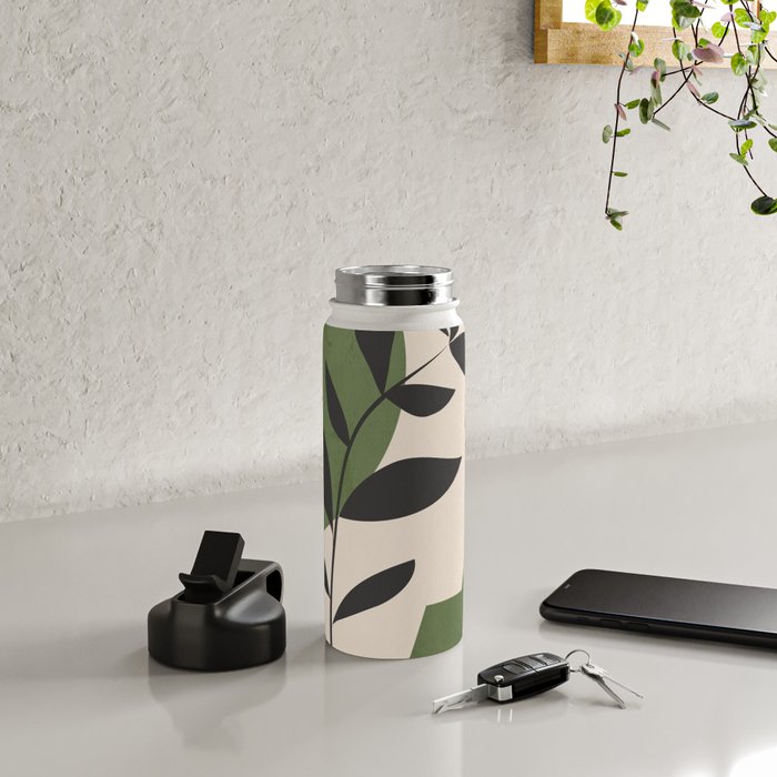 Abstract Foliage 5 Water Bottle Gallery Image 4