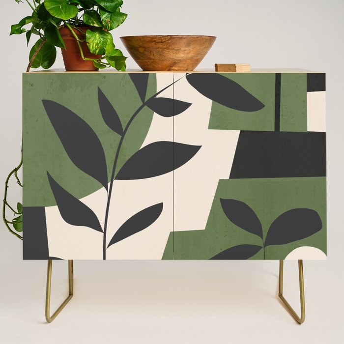 Abstract Foliage 5 Credenza Gallery Image 1