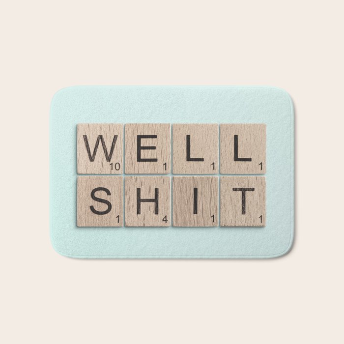 Well Shit Bath Mat Gallery Image 1