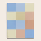 Bold Muted Checks Pattern - Large VII Notebook Gallery Image 4