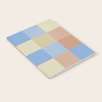 Bold Muted Checks Pattern - Large VII Notebook Gallery Image 2