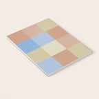 Bold Muted Checks Pattern - Large VII Notebook Gallery Image 3