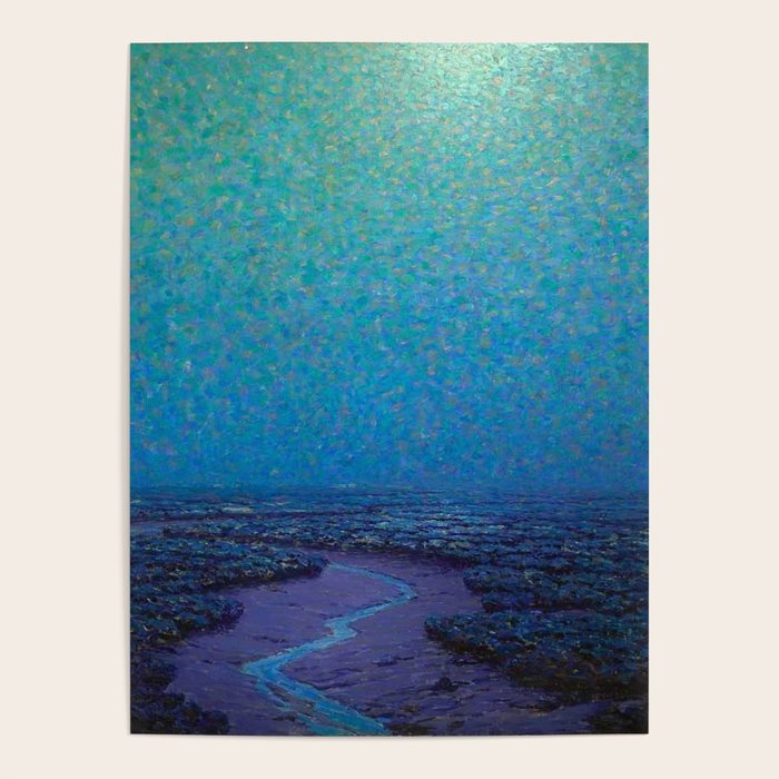 Granville Redmond Nocturnal Marsh Oil Painting American Art Poster Gallery Image 1