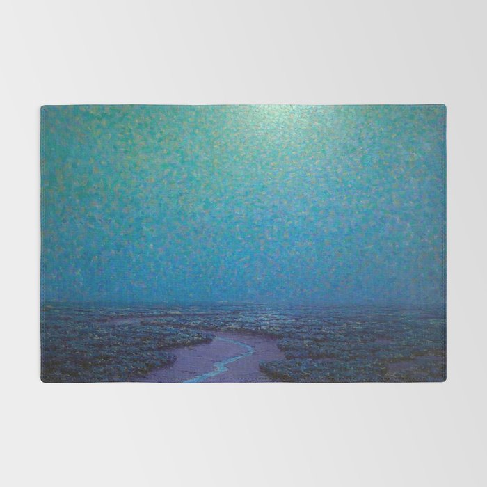 Granville Redmond Nocturnal Marsh Oil Painting American Art Rug Gallery Image 2