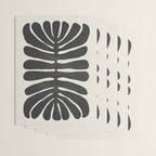 Sea Leaf: Noir Wrapping Paper Gallery Image 3