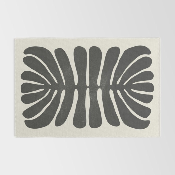 Sea Leaf: Noir Rug Gallery Image 2
