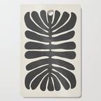 Sea Leaf: Noir Cutting Board Gallery Image 1