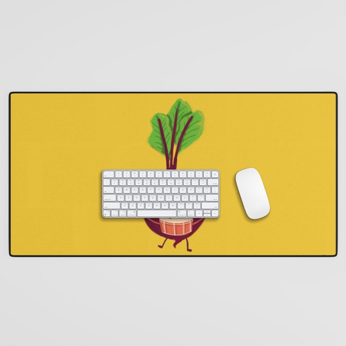Beet's drum beat Desk Mat Gallery Image 1