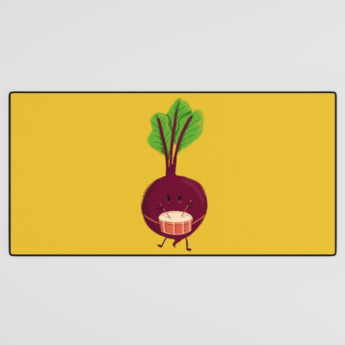 Beet's drum beat Desk Mat Gallery Image 3