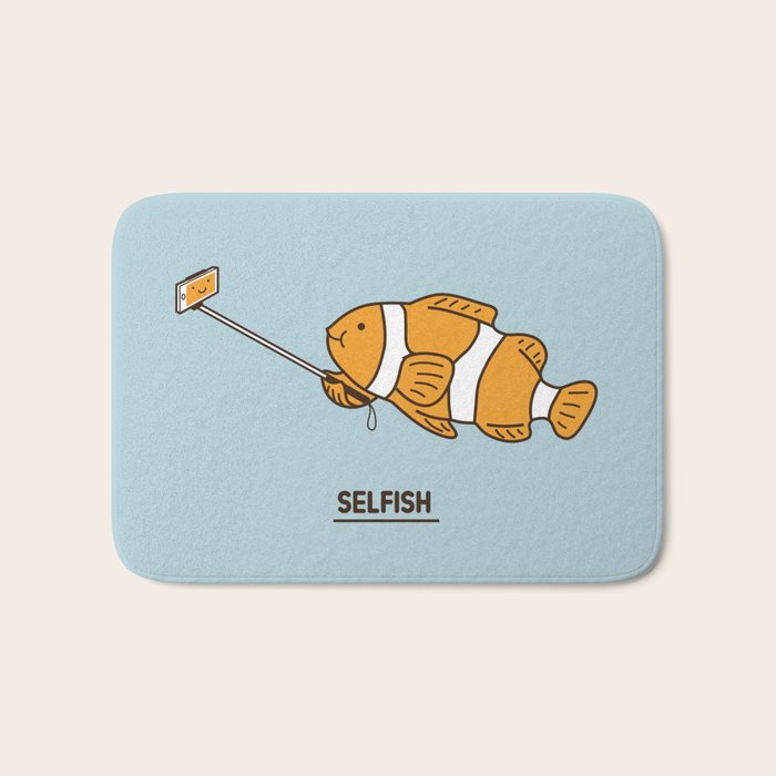 Selfish Bath Mat Gallery Image 1