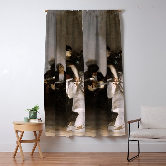 John Singer Sargent - El Jaleo Window Curtain Gallery Image 5