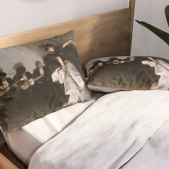 John Singer Sargent - El Jaleo Pillow Sham Gallery Image 2