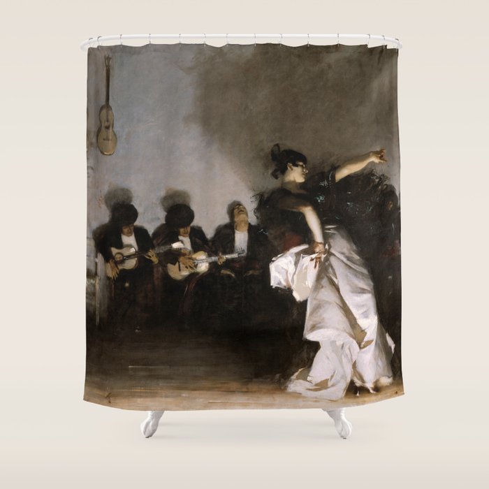 John Singer Sargent - El Jaleo Shower Curtain Gallery Image 1