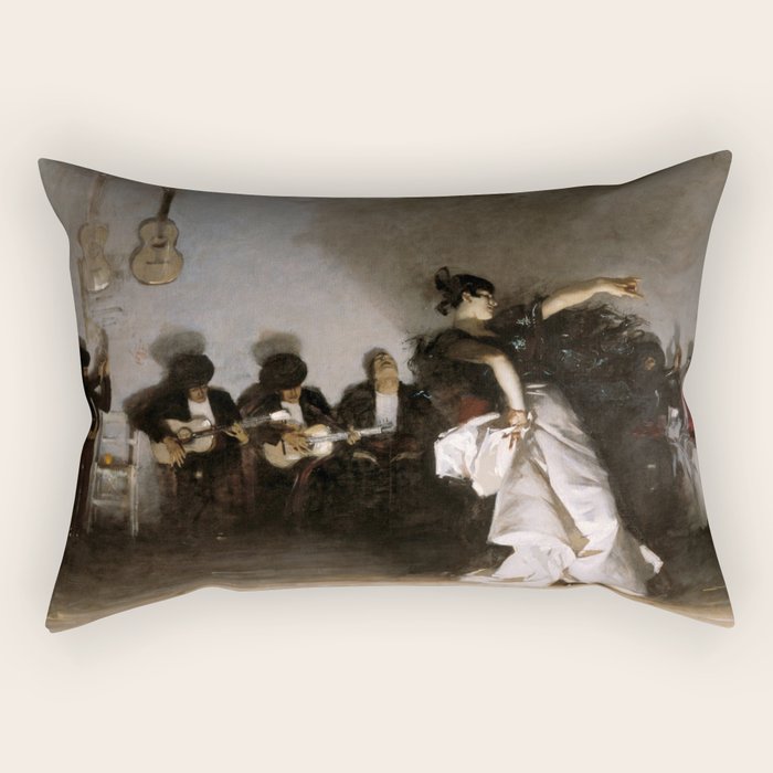 John Singer Sargent - El Jaleo Rectangular Pillow Gallery Image 2