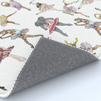 Animal Square Dance Hipster Ballerinas Rug Gallery Image 4