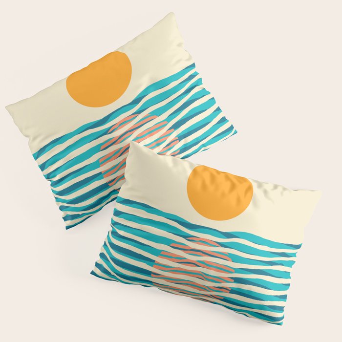 Ocean current Pillow Sham Gallery Image 3