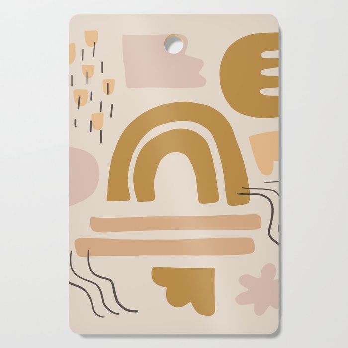 sun pattern Cutting Board Gallery Image 1