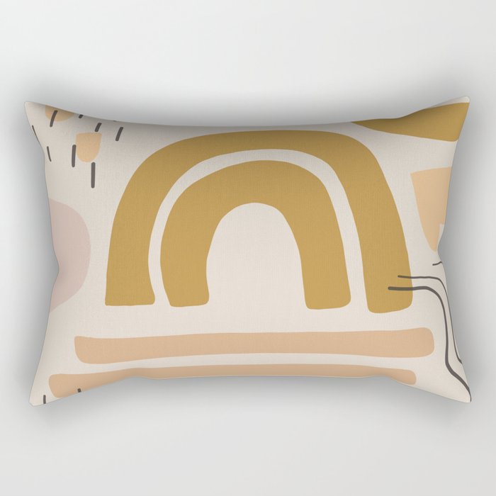 sun pattern Rectangular Pillow Gallery Image 2