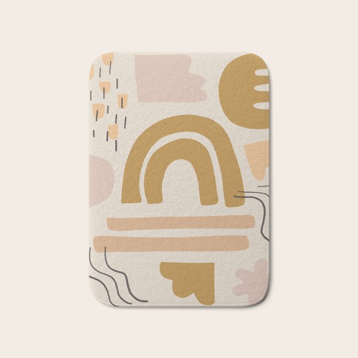 sun pattern Bath Mat Gallery Image 1