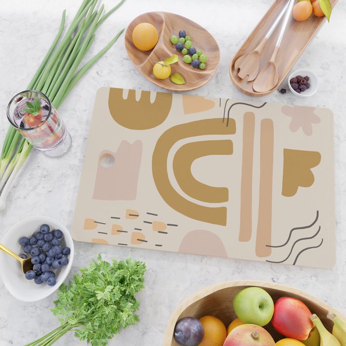 sun pattern Cutting Board Gallery Image 2