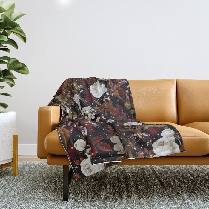 Christmas Garden Throw Blanket Gallery Image 1