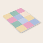 Bold Pastel Checks Pattern - Large XXXII Notebook Gallery Image 2