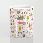 Home For The Holidays Blush Pink Christmas Coffee Mug Gallery Image 4