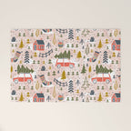 Home For The Holidays Blush Pink Christmas Welcome Mat Gallery Image 1