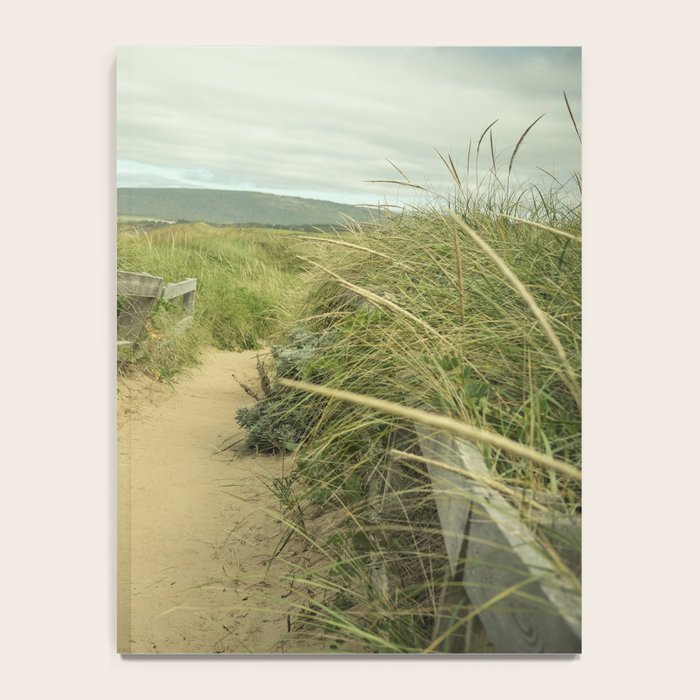path to the beach - coastal nature photograph Notebook Gallery Image 4