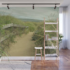 path to the beach - coastal nature photograph Wall Mural Gallery Image 1