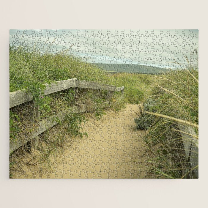 path to the beach - coastal nature photograph Jigsaw Puzzle Gallery Image 1