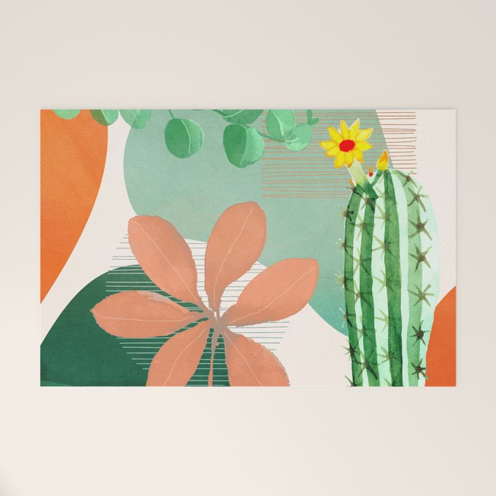 Cactus Garden 2 Welcome Mat Gallery Image 1
