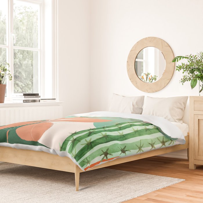 Cactus Garden 2 Duvet Cover Gallery Image 2