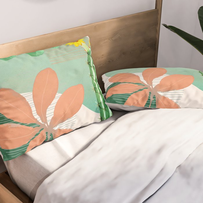 Cactus Garden 2 Pillow Sham Gallery Image 2