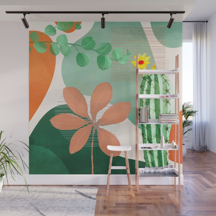 Cactus Garden 2 Wall Mural Gallery Image 1