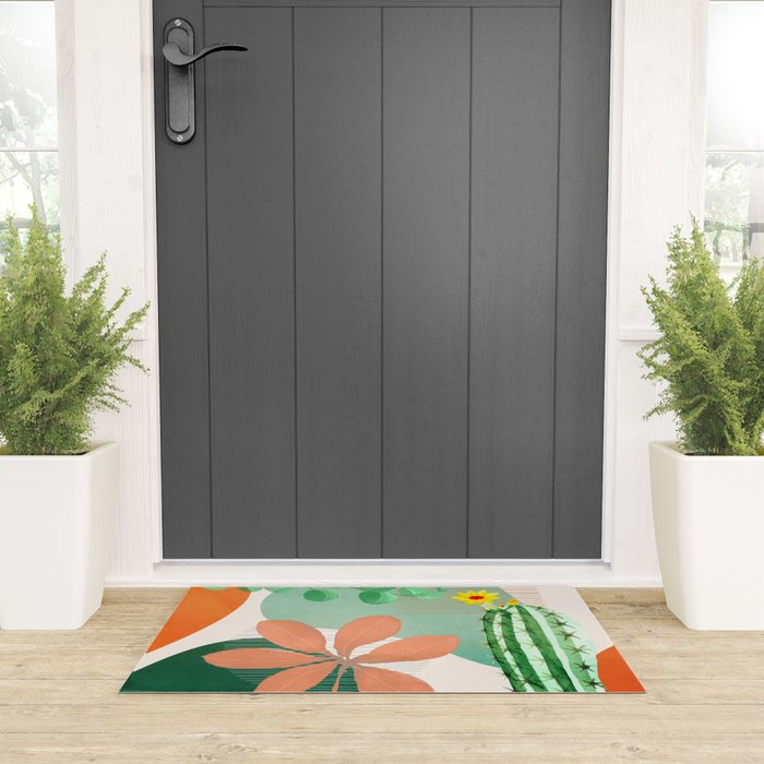 Cactus Garden 2 Welcome Mat Gallery Image 3