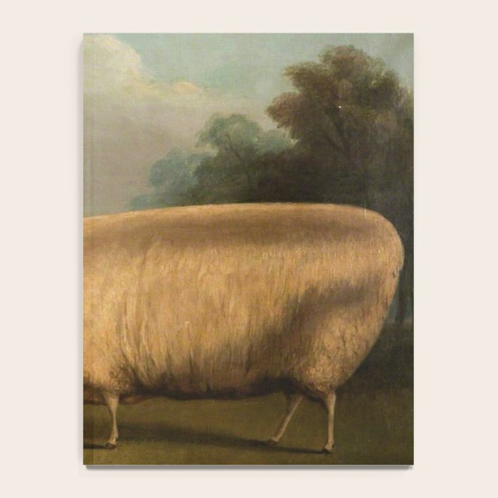 Comically large sheep - Vintage Dutch painting Notebook Gallery Image 4