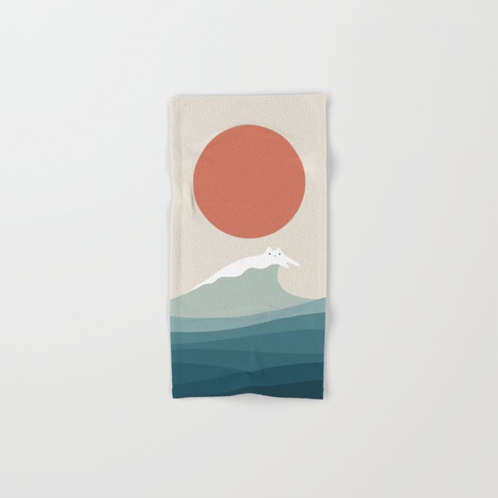 Cat Landscape 157 Bath Towel Gallery Image 1
