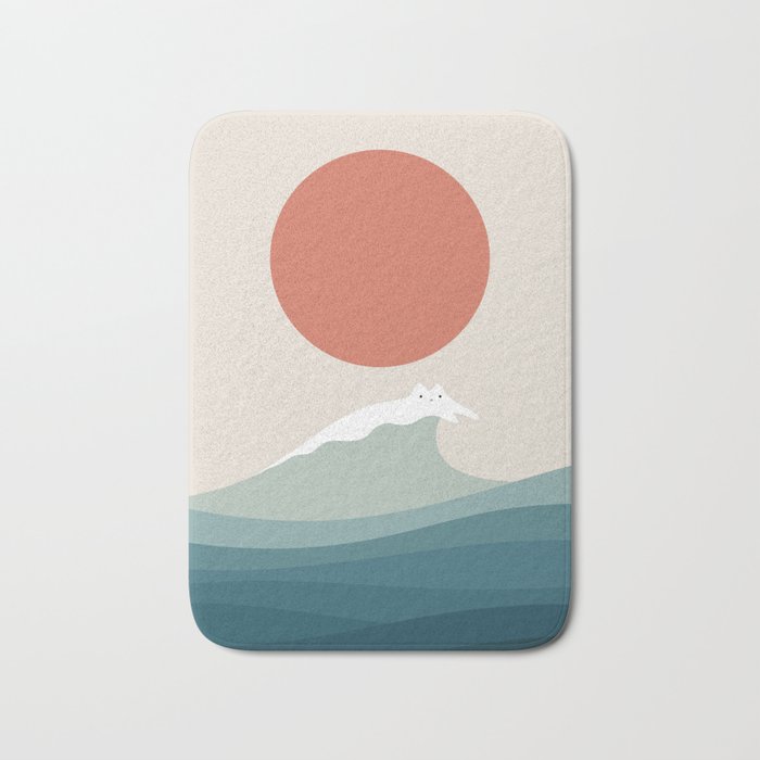 Cat Landscape 157 Bath Mat Gallery Image 1