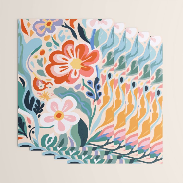 Los Angeles Flower Market Wrapping Paper Gallery Image 3