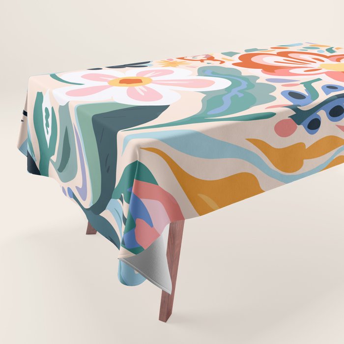 Los Angeles Flower Market Tablecloth Gallery Image 1