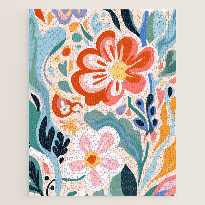 Los Angeles Flower Market Jigsaw Puzzle Gallery Image 1