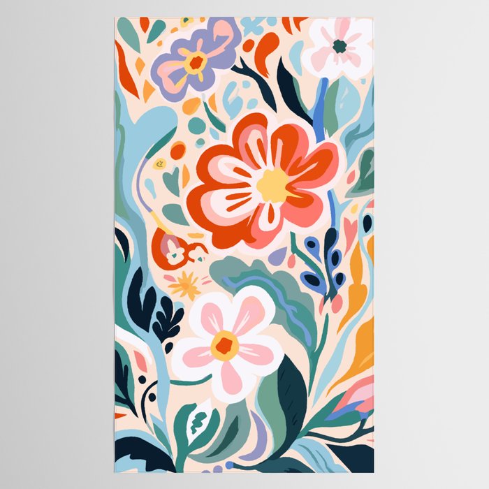 Los Angeles Flower Market Tablecloth Gallery Image 2