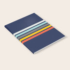Abstract Minimal Retro Stripes 70s Style - Takakage Notebook Gallery Image 2